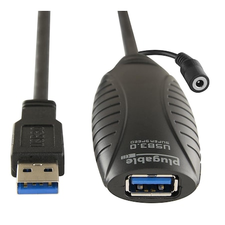 Usb 3.0 5M Extension Cable With Power Adapter And Back-Voltage Protection